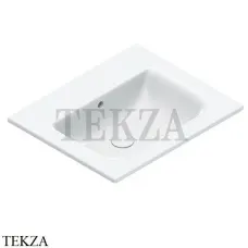 Catalano Italy Раковина врезная без отв.60 см, с переливом 0720610001, белый глянец