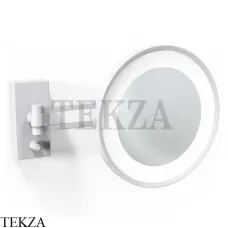 Decor Walther Round BS 36 LED Косметическое зеркало, 5х увеличение, от сети 0122150, белый матовый