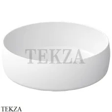 BETTE BetteLiv Чаша-раковина настольная стальная D42 см A243-000, белый глянец