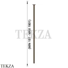 Gessi Origini WARM Излив для раковины потолочный, под размер 63499-845, Dark Bronze