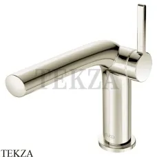 Keuco Edition 400 Смеситель для раковины 120, с донным клапаном 51504050002, Никель шлифованный