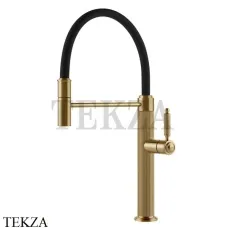 Gessi KITCHEN Venti20 Смеситель для кухни полупрофессиональный 60634-716, Gold Brushed