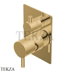Ritmonio Diametro35 S Смеситель для душа, 2 потока, внешняя часть PR52GC111 GOX, Brushed Gold Ritmonio Diametro35 S Смеситель для душа, 2 потока, внешняя часть PR52GC111 GOX, Brushed Gold