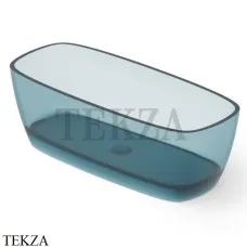 Dea Design Soul Ванна отдельностоящая скругленная 170x72 Glasstech DD8632 1700 R11, Dark Blue R11