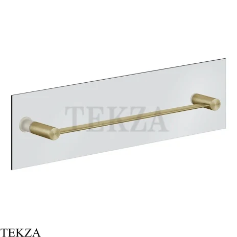 Gessi 316 ACCESSORIES Полотенцедержатель для крепления на стекло, 45 см 54923-727, Brushed Brass PVD