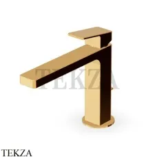 Zucchetti JINGLE Смеситель для раковины, с донным клапаном ZIN692.C40, золото глянец