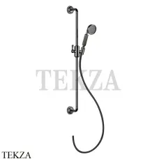 Gessi VENTI20 Штанга в комплекте с душевой лейкой, шланг 65144-706, Black Metal Gessi VENTI20 Штанга в комплекте с душевой лейкой, шланг 65144-706, Black Metal