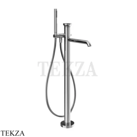 Gessi Origini NATURE Смеситель для ванны напольный с гарнитуром 66028-031, хром глянец