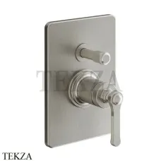 Gessi VENTI20 Смеситель для душа, 2 поток, внешняя часть 65079-149, Finox Brushed Nickel Gessi VENTI20 Смеситель для душа, 2 поток, внешняя часть 65079-149, Finox Brushed Nickel