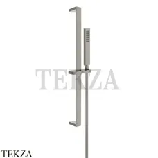 Gessi Rettangolo shower Штанга в комплекте с душевой лейкой, 1 режим 20145-149, Finox Brushed Nickel