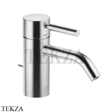 Dornbracht Meta Смеситель для раковины 125, с донным клапаном 33501660-93, Brushed Chrome