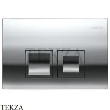 Geberit Delta50 Клавиша смыва, пластик 115.135.21.1, хром глянец, для бачка UP100
