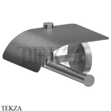 Newform X-Steel 316 Держатель туалетной бумаги с крышкой, сталь 73224X.59.064, PVD Brushed gun metal