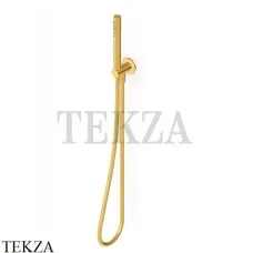 Zucchetti Душевой гарнитур, стержневая лейка, вывод Z93930.C41, brushed gold