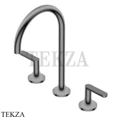 Ritmonio Diametro35 Elegance Смеситель для раковины, без гарнитура PR54AE202 BLX, Brushed Black Chrome