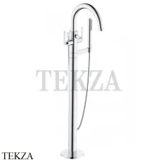 Kludi NOVA FONTE Puristic Смеситель для ванны, с гарнитуром 205900515, хром глянец