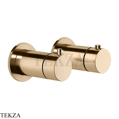Gessi Ingranaggio-Anello Термостат для душа на 3 потока, внешняя часть 63335-735, Warm Bronze PVD