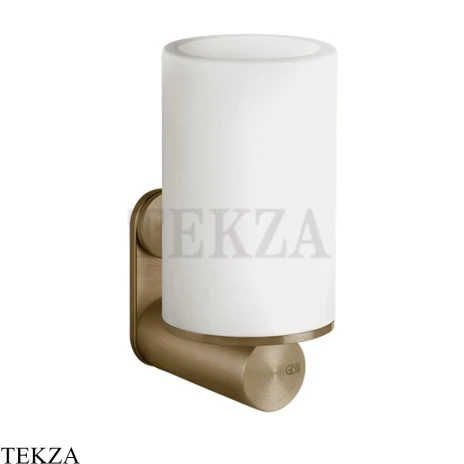 Gessi 316 ACCESSORIES Стакан для зубных щеток настенный, композит белый 54707-791, Deep Bronze Brushed PVD