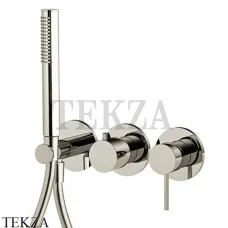 FIMA Carlo Frattini Spillo UP Смеситель для душа с душевым гарнитуром F3049X8SN, Brushed nickel
