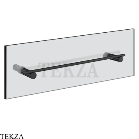 Gessi Incastri Полотенцедержатель для крепления на стекло, 30 см 75511-299, черный матовый