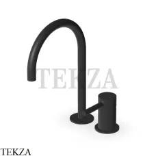 Zucchetti Pan Смеситель для раковины 2 отверстия, без гарнитура ZP6223.N1, черный goffrato