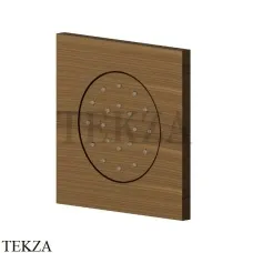 Newform Боковая форсунка квадратная, встраиваемая 563E.47.083, Groove Bronze