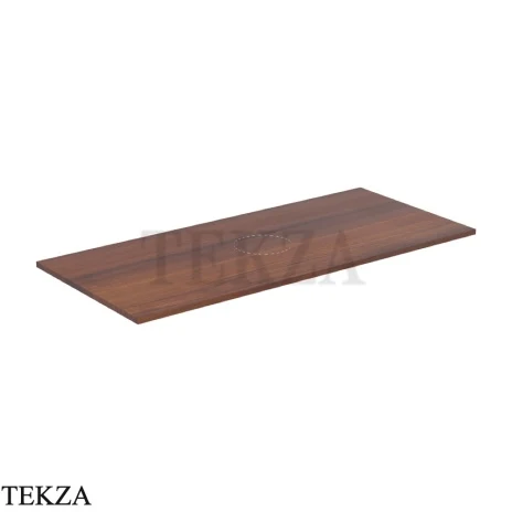 Flaminia Cubika столешница для ванной, цена за длину 100 см 100×38×1,2 см, орех Noce Greca