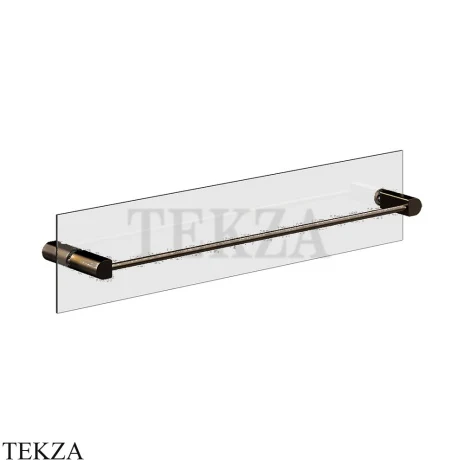 Gessi RILIEVO Полотенцедержатель для крепления на стекло, 60 см 59566-845, Dark Bronze