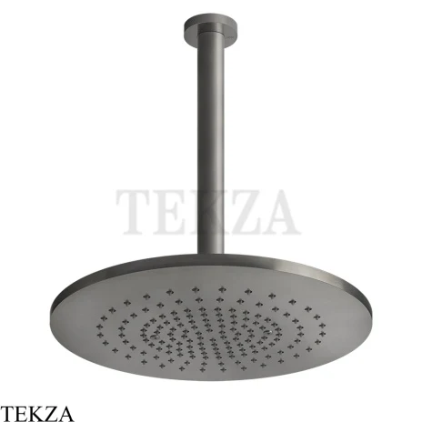 Gessi 316 SHOWER Верхняя душевая лейка с креплением под размер 54150-239, Steel Brushed