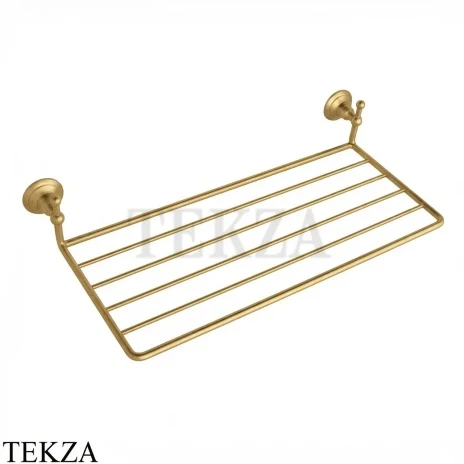 Nicolazzi CLASSICI Полочка-решетка для полотенец 1499OS, Brushed brass