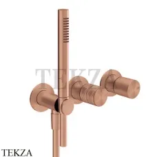 Gessi Habito TRAME Смеситель для душа, внешняя часть 70338-708, Copper Brushed