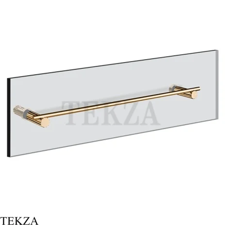 Gessi Incastri Полотенцедержатель для крепления на стекло, 45 см 75513-735, бронза глянец