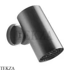 Gessi 316 SPOTWATER FLESSA Душевая головка настенного крепления, ливень 57203-707, Black Metal Brushed