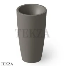 Dea Design Pedestal Basin Раковина напольная круглая Solid Surface DD2010 500 3, Grey №3