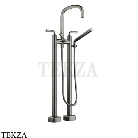 Dornbracht COYA Смеситель для ванны напольный, внешняя часть 25943414-99, Dark Platinum matt
