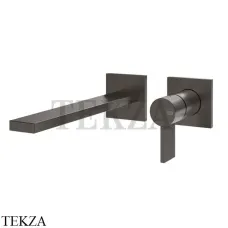 Gessi Inverso Diamantato Смеситель для раковины, внешняя часть 73688-707, Black Metal Br.