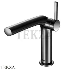 Keuco Edition 400 Смеситель для раковины 150, с донным клапаном 51502130000, Хром черный шлифованный