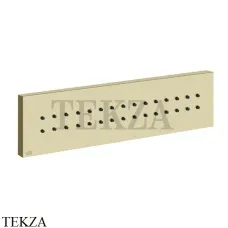 Gessi Rettangolo shower Боковая форсунка длинная 32975-710, Brass PVD