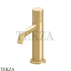 Gattoni MD Смеситель для раковины, RONCO, с донным клапаном MD111/22SG, Gold Satin