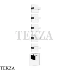 Gessi Rettangolo Wellness Термостат 5 выходов, внешняя часть 43220-031, хром глянец
