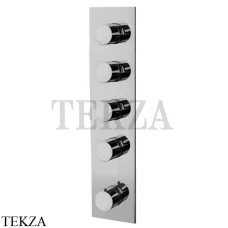 FIMA Carlo Frattini Spillo UP Термостат для душа 4 потока, внешняя часть F3869X4CR, хром глянец