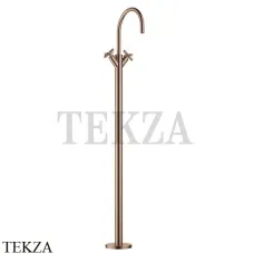 Dornbracht TARA Смеситель для раковины напольный, внешняя часть 22585892-42, Brushed Bronze Dornbracht TARA Смеситель для раковины напольный, внешняя часть 22585892-42, Brushed Bronze