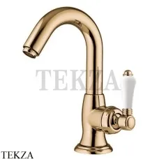 Nicolazzi CINQUANTA Смеситель для раковины P.Mont Blanc 76, 3454BZ76C, бронза classic