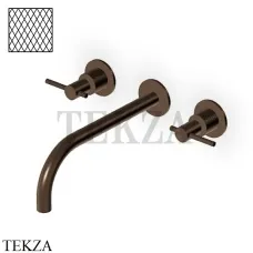 Zucchetti Helm Diagonal Смеситель для раковины, внешняя часть ZHL761.XP21G3, brushed chocolate PVD