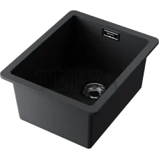 Omoikiri Kata 34-U Кухонная мойка Artgranit прямоугольная 4993382 черный