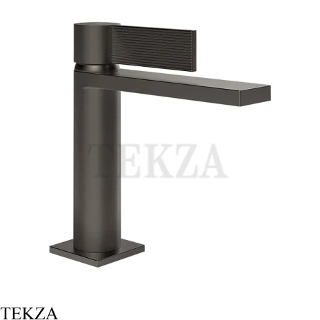 Gessi Inverso RIGATO Смеситель для раковины, с донным клапаном 73551-707, Black Metal Br. PVD