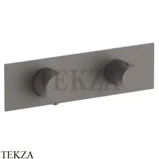 Fantini Nostromo Термостат для душа 1 поток, внешняя часть 87P5G531B, Matt Gun Metal