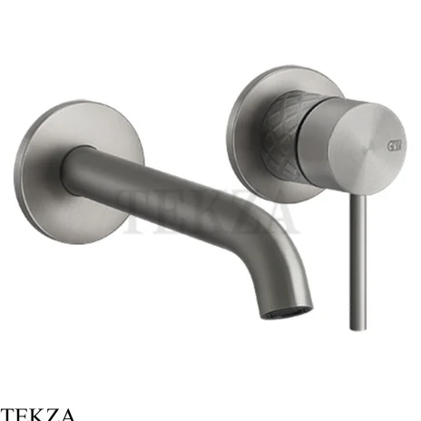 Gessi 316 INTRECCIO Смеситель для раковины, внешняя часть 54183-239, Steel Brushed