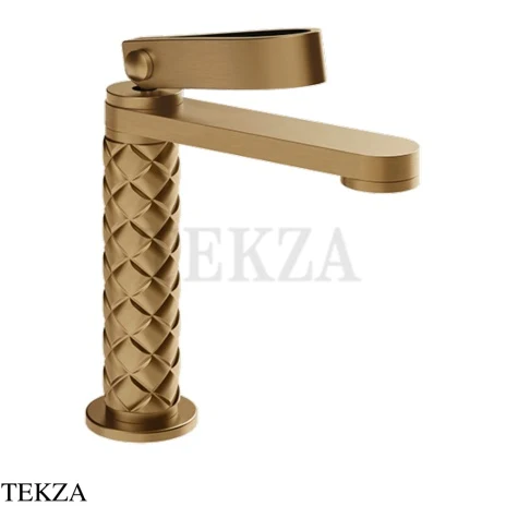 Gessi Pelle Laccetto Смеситель для раковины, без гарнитура, 78302-726, Warm Bronze Br. PVD