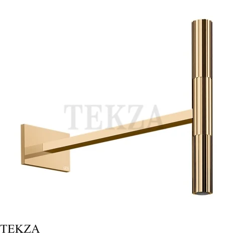 Gessi Incastri Верхний душ с держателем из стены 75148-735, бронза глянец